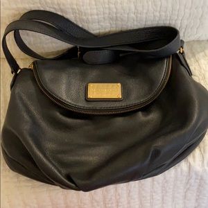 Authentic Marc Jacobs black hobo crossbody purse